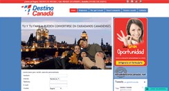 Desktop Screenshot of destinocanada.net